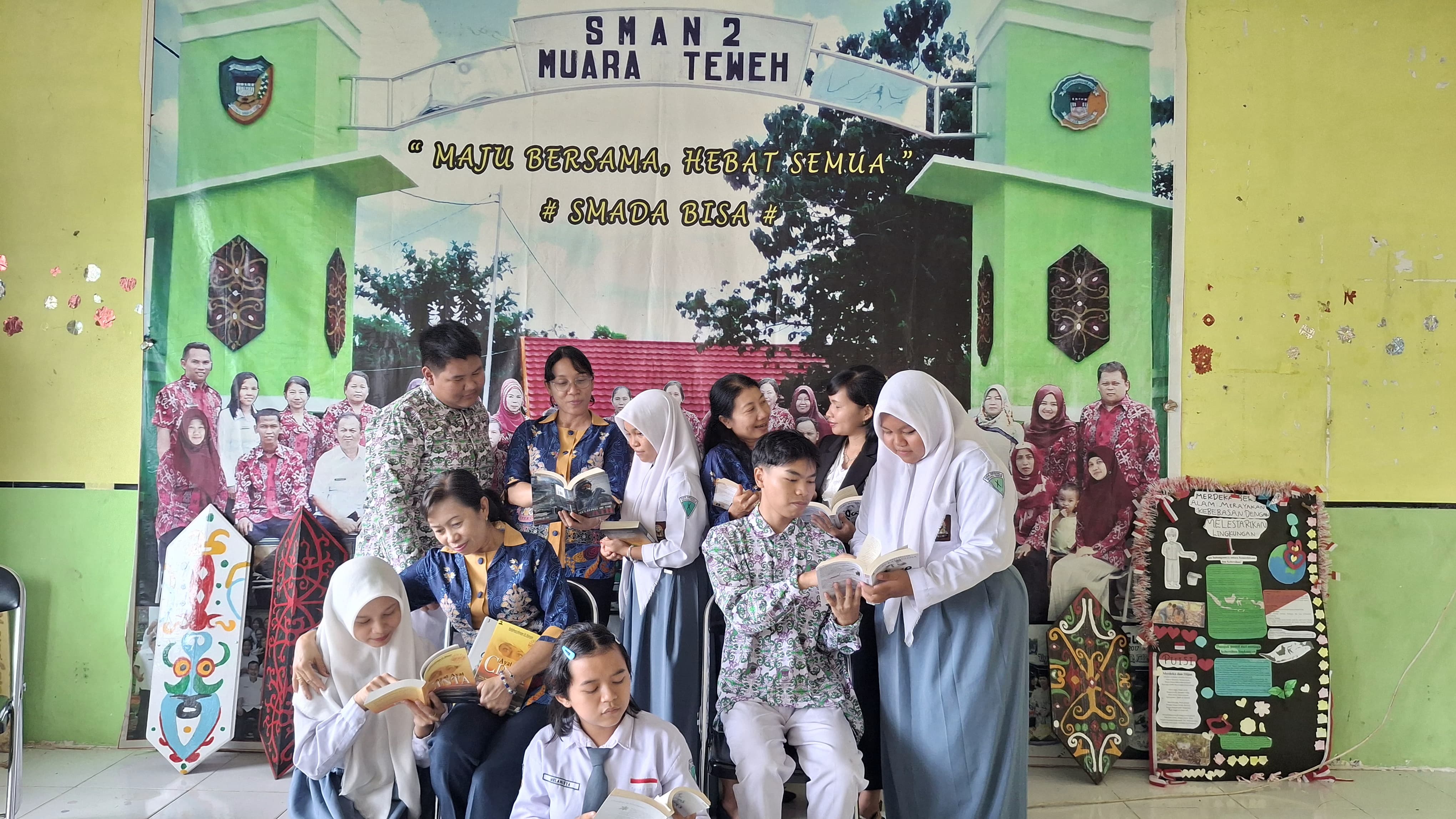 Dokumentasi kegiatan komunitas baca PTHREE